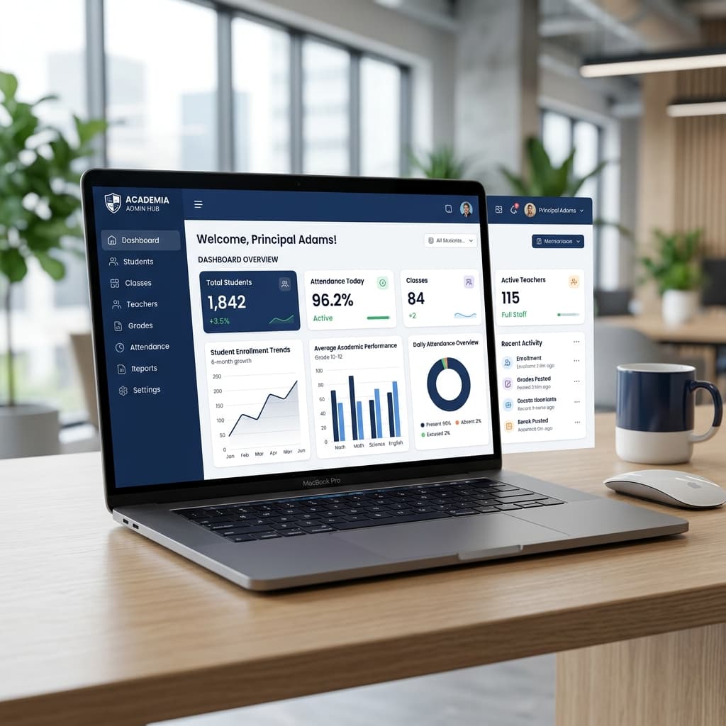 SIA ERP - Best School Management Dashboard